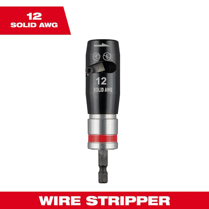 Milwaukee 12 Solid AWG Wire Stripper 48-32-6403 | Aluminum