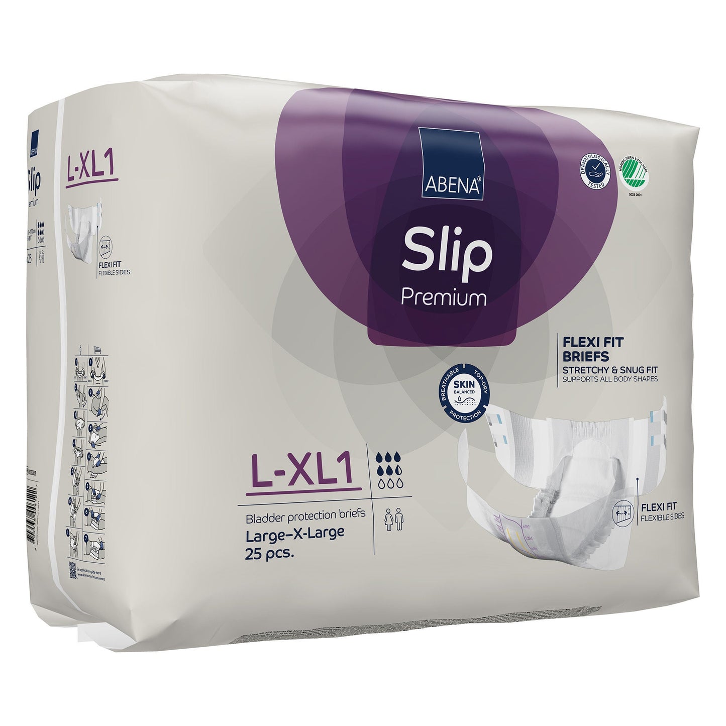 Abena® Slip Premium Flexi Fit Incontinence Briefs, L-XL1