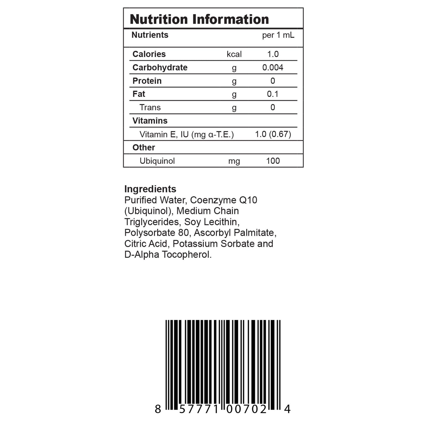 Cyto-Q™ MAX Concentrated Ubiquinol Medical Food, bottle