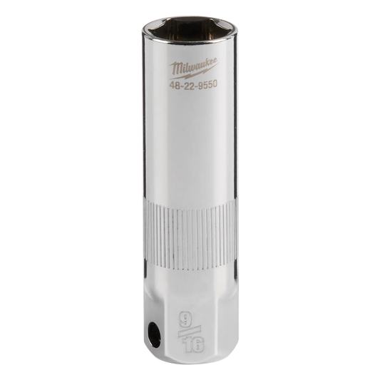 Milwaukee 3/8" Drive 5/8" Spark Plug Socket 48-22-9550 | 3/8 in Drive