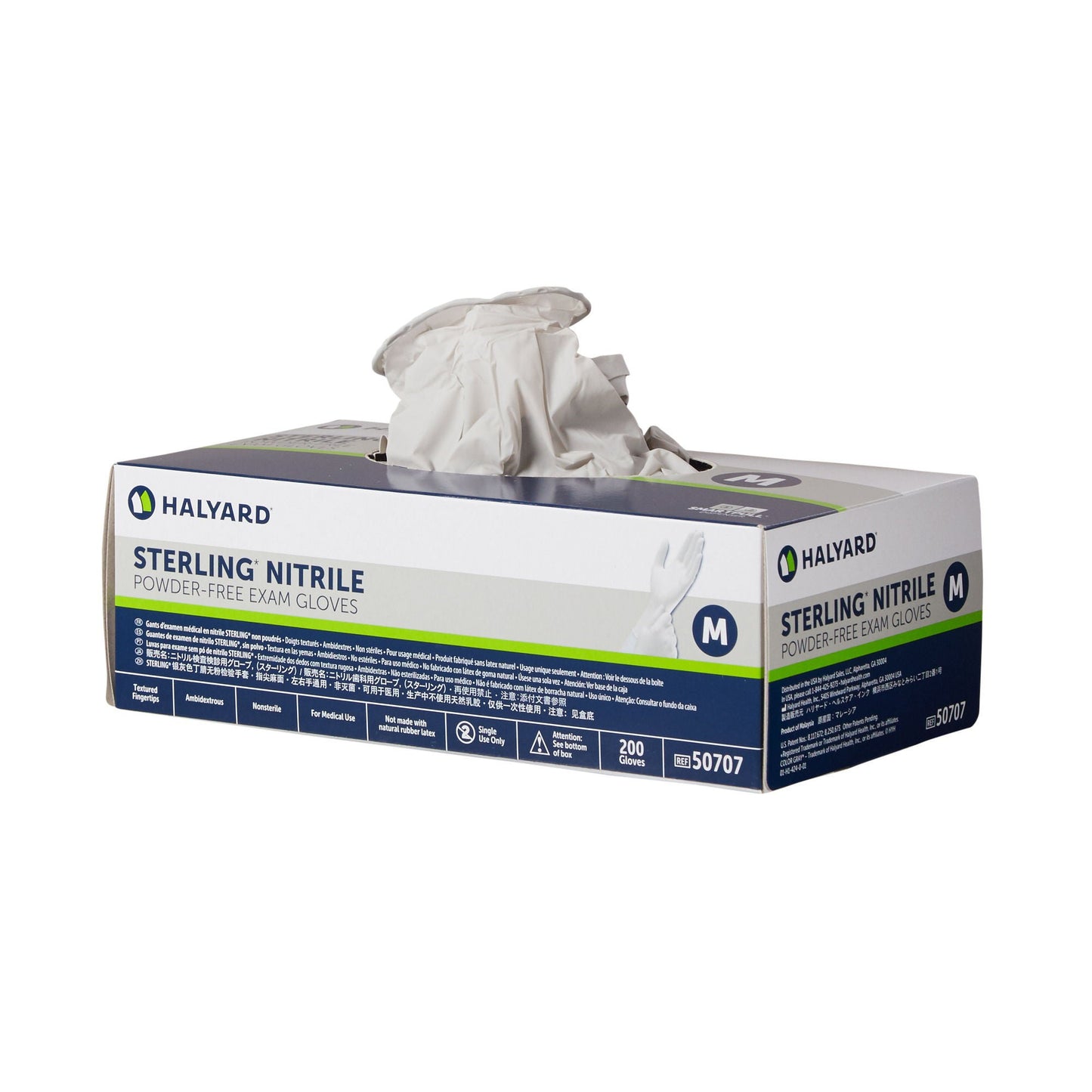 STERLING® Nitrile Exam Gloves, Gray - view 5
