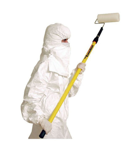 PolyTack Cleanroom Tacky Roller Handle 12 Inch Length Plastic Black Screw On Connection
