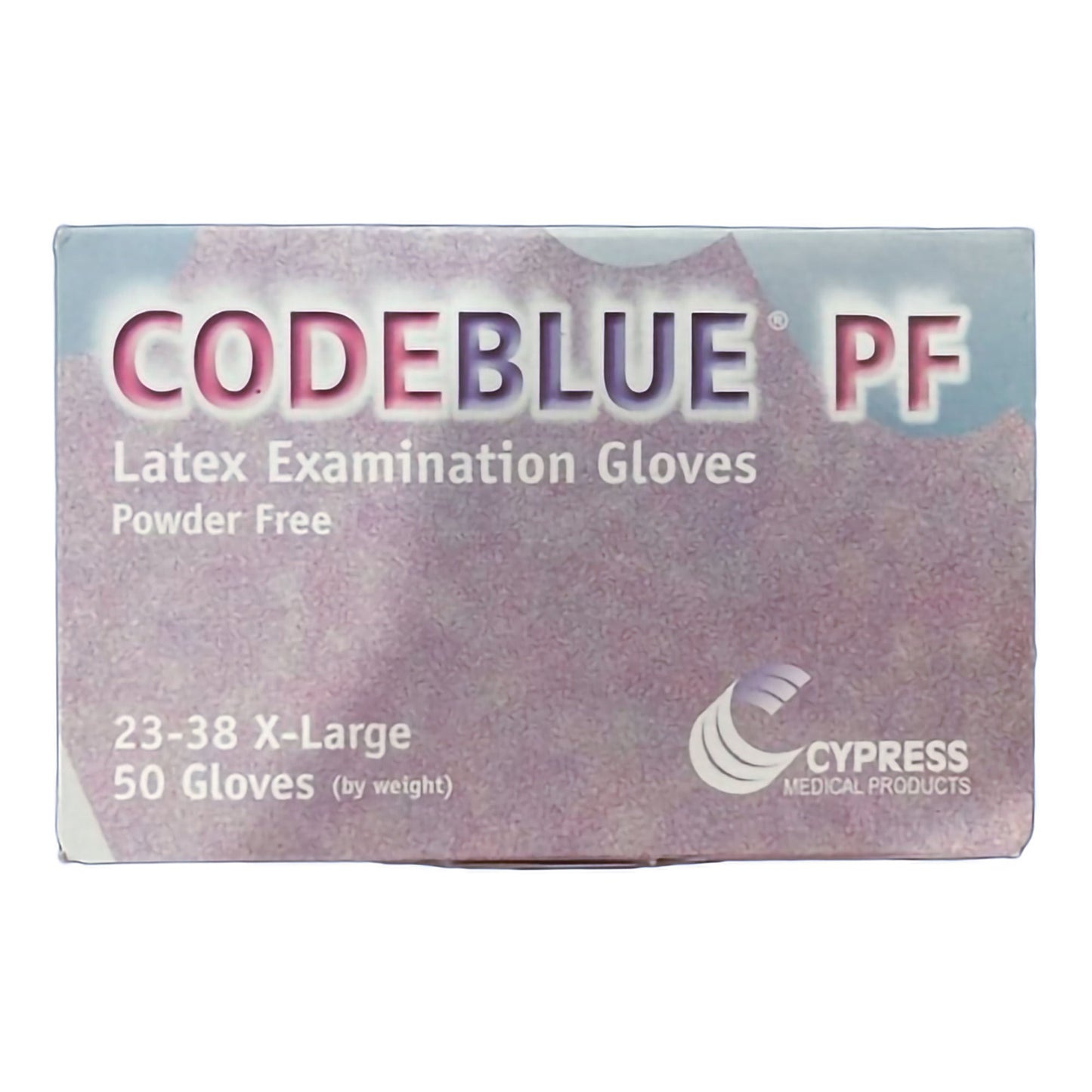 CODEBLUE® PF Latex Exam Gloves, Blue