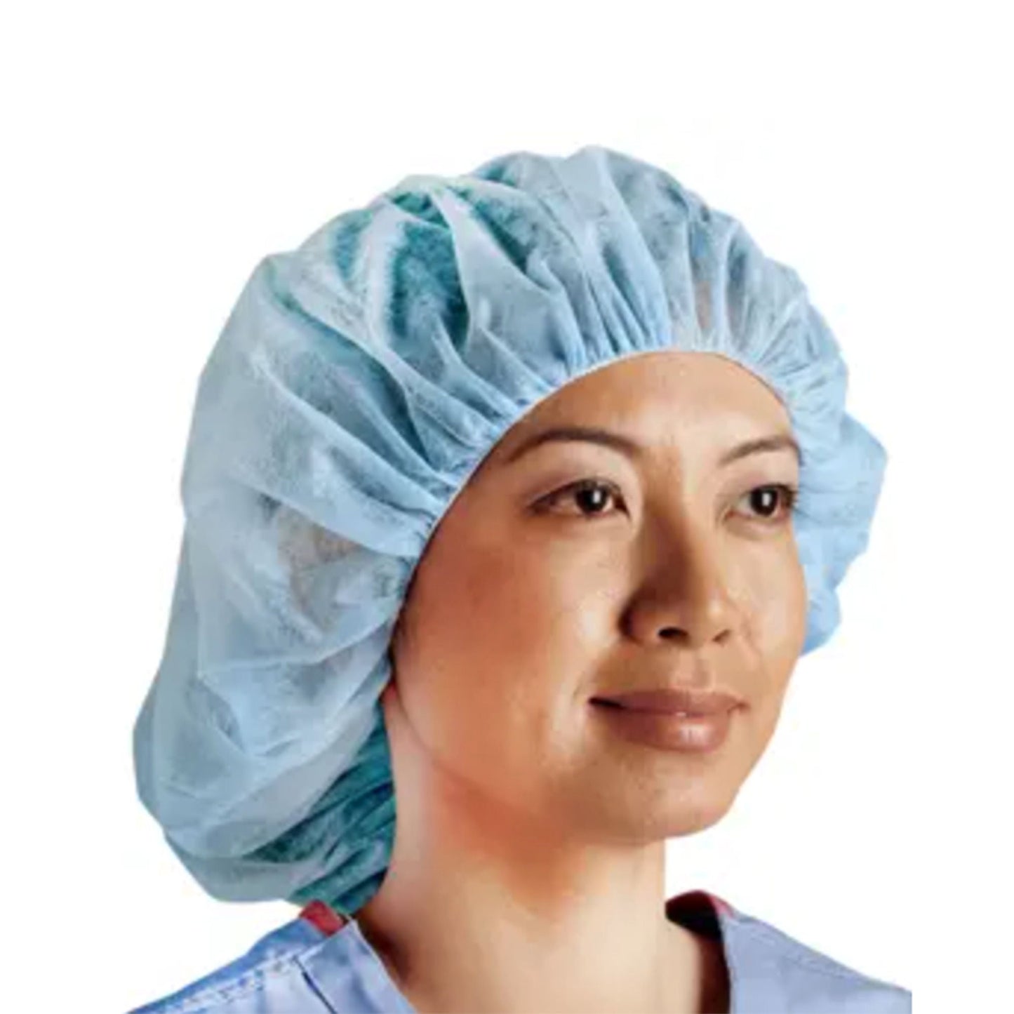 Cardinal Health Blue Bouffant Cap, 24 in.