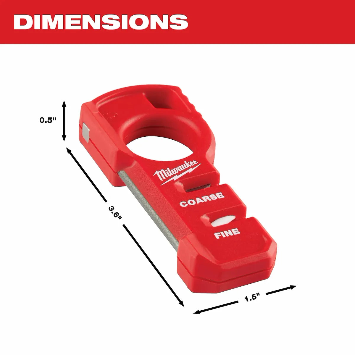 Milwaukee Compact Knife Sharpener 48-22-1590 | Carbide