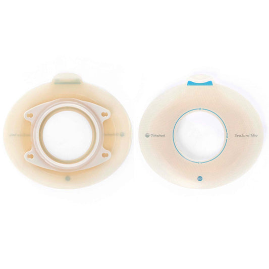 SenSura® Mio Click Barrier, Stoma Opening, Blue Color Match