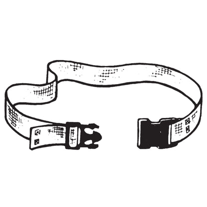 SkiL-Care™ PathoShield Gait Belt, Blue, 72 Inch