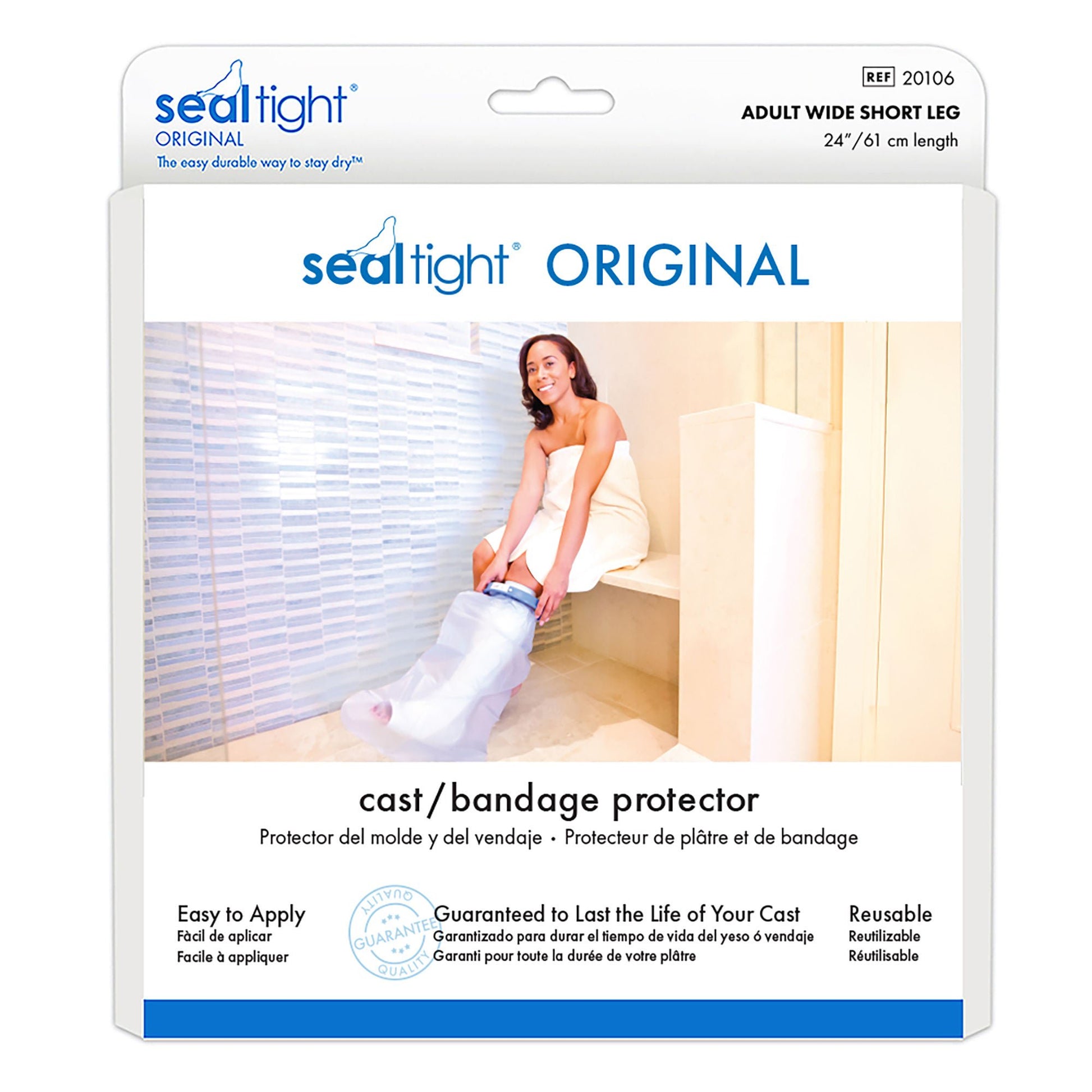 Seal-Tight® Original Cast Protector, 24-Inch Length, Wide Short Leg