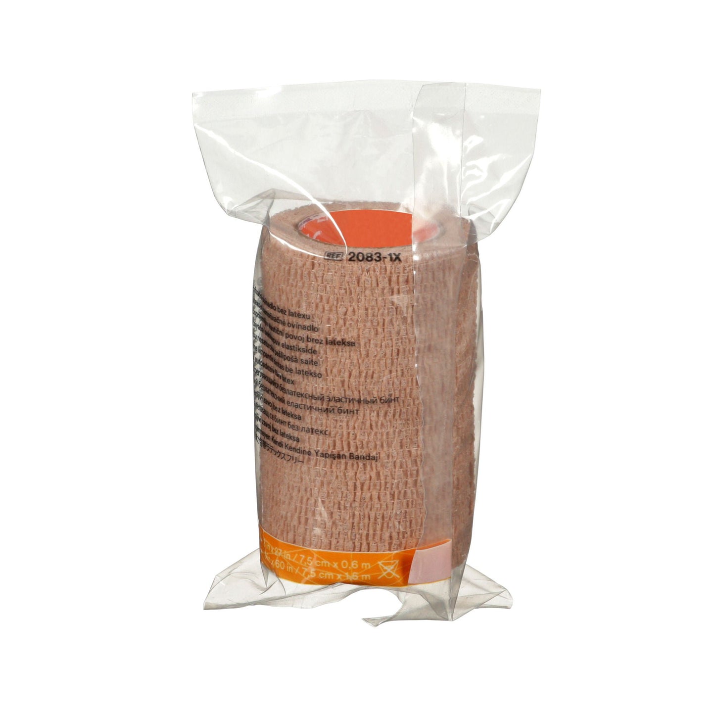 3M Coban NL Cohesive Bandage Self-adherent Closure Tan NonSterile Standard Compression