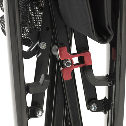 Nitro HD Bariatric Four-Wheel Rollator, Black