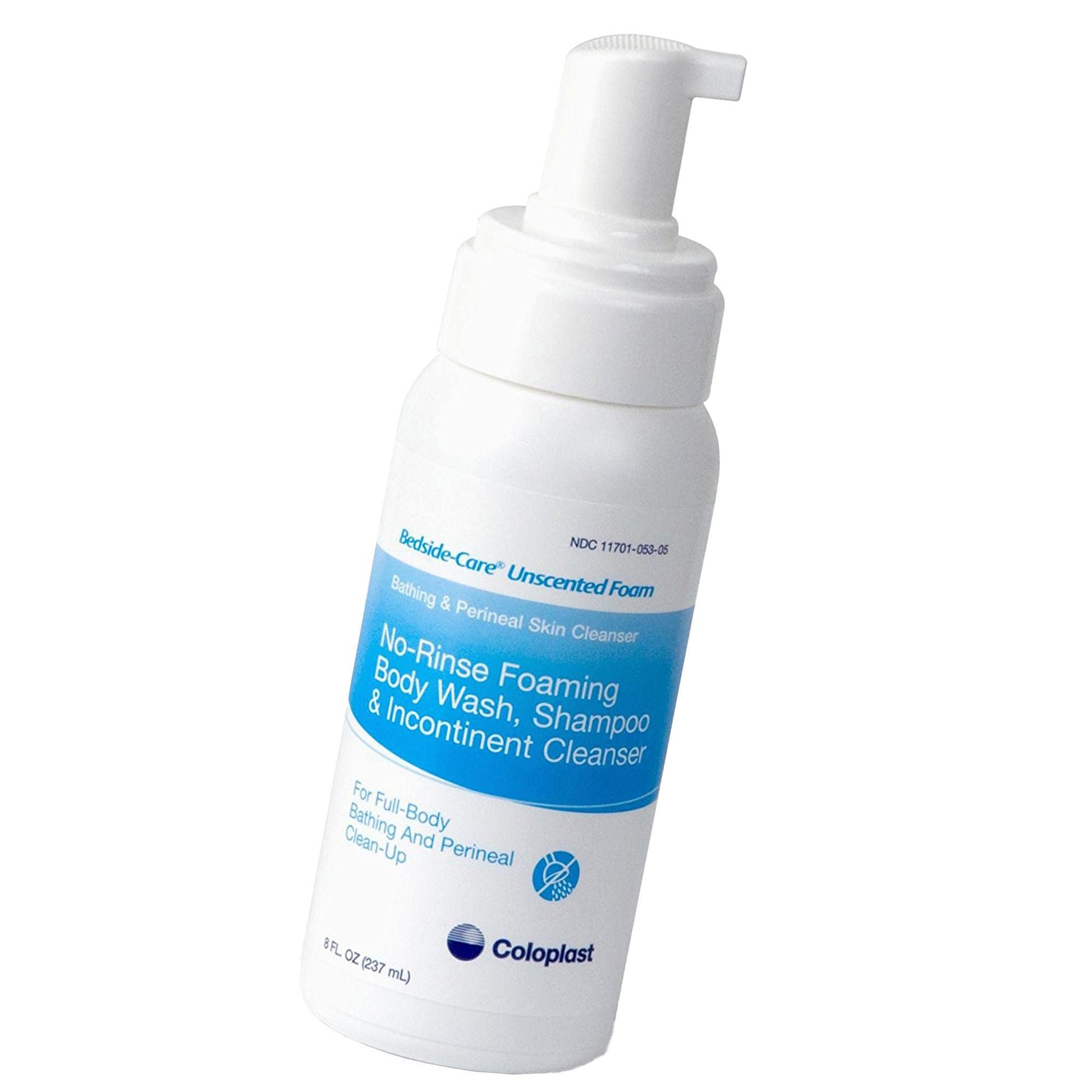 Bedside-Care® Foam Cleanser, Unscented, Shampoo and Body Wash, bottle