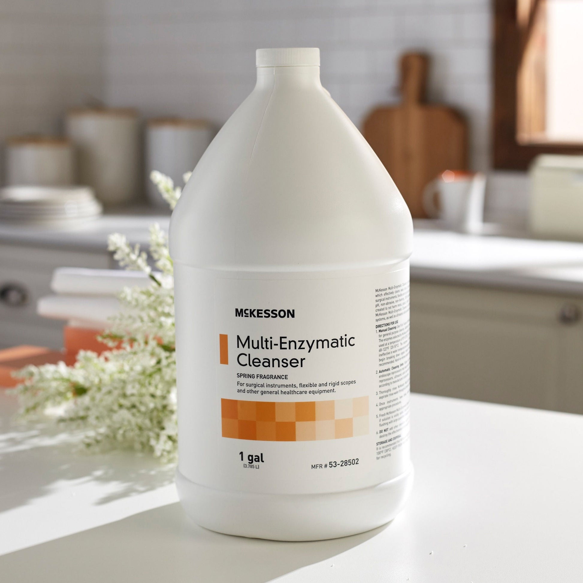 McKesson Multi-Enzymatic Instrument Detergent, 1 gal Jug, Spring Fresh Scent - view 6
