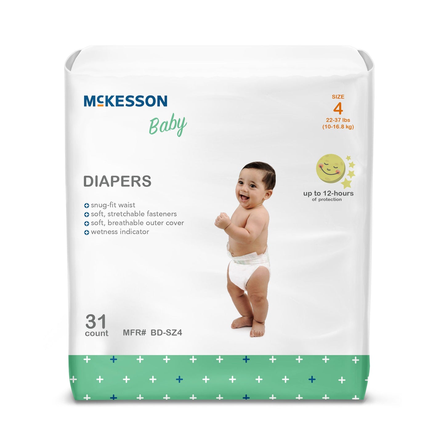 McKesson Baby Diaper, for Toddlers weighing 22 – 31 lbs.