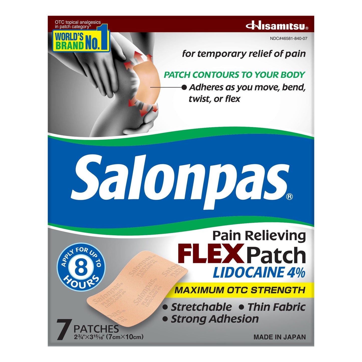 Salonpas® Lidocaine Topical Pain Relief Patch