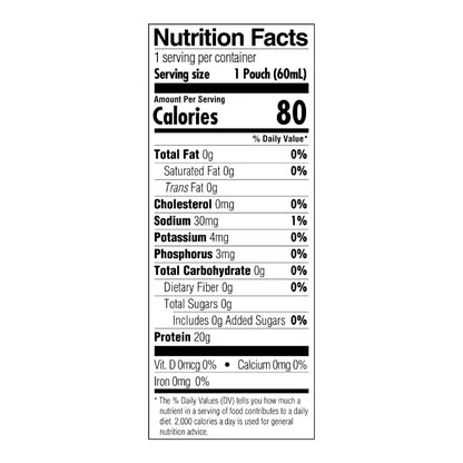 ProSource TF20 Tube Feeding Formula Unflavored Liquid Pouch