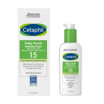 Cetaphil® Daily Facial Moisturizer SPF 15, Pump Bottle
