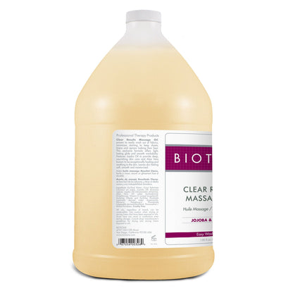 Biotone® Clear Results® Massage Oil with Jojoba & Aloe Vera, Jug