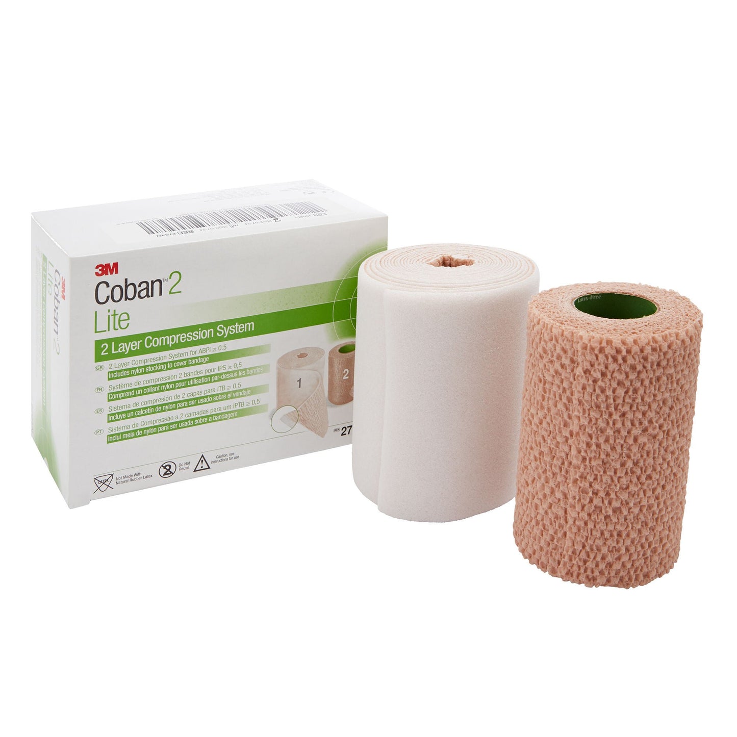 3M™ Coban™ 2 Lite Two-Layer Compression Bandage System, x 4.7 meters