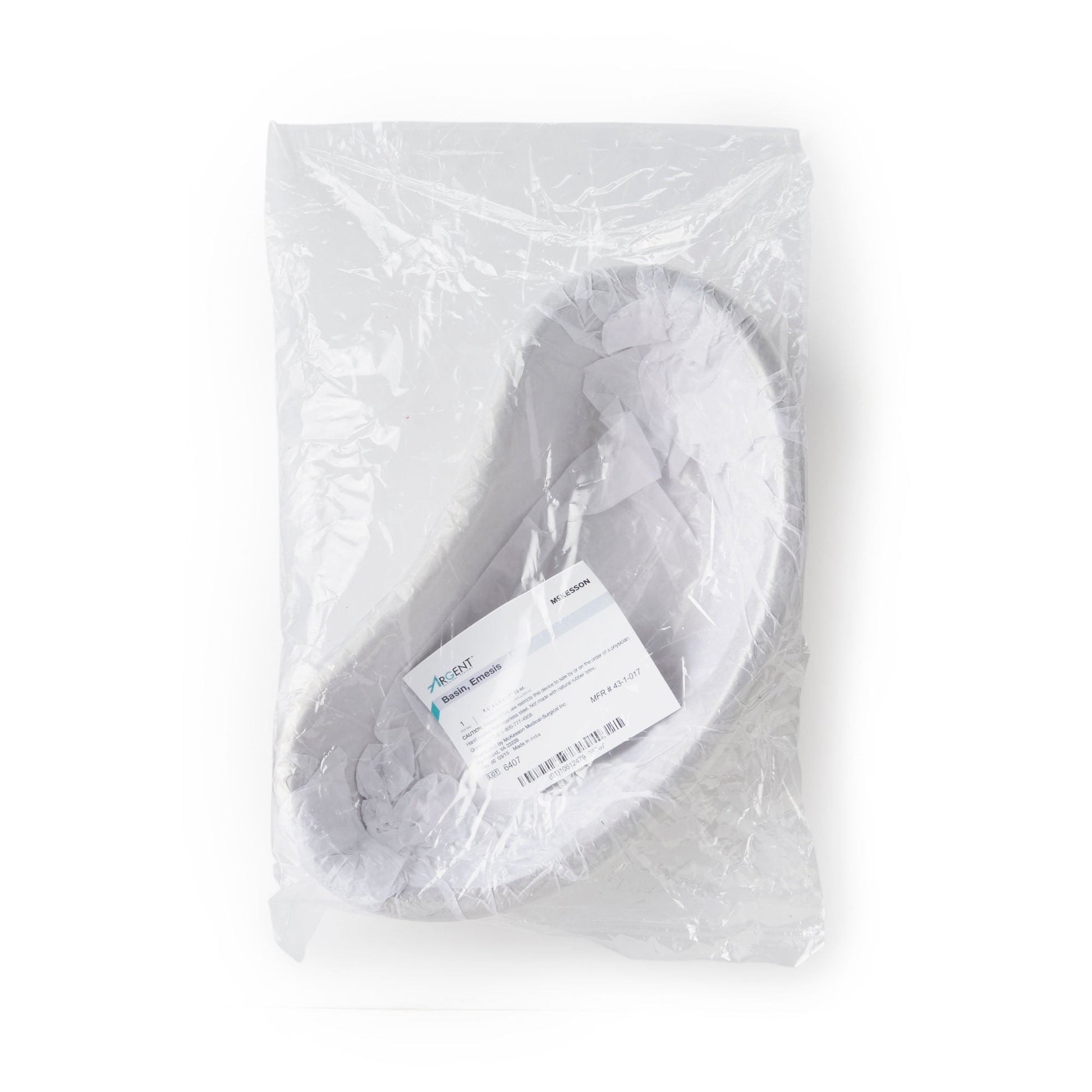 McKesson Stainless Steel Emesis Basin, capacity