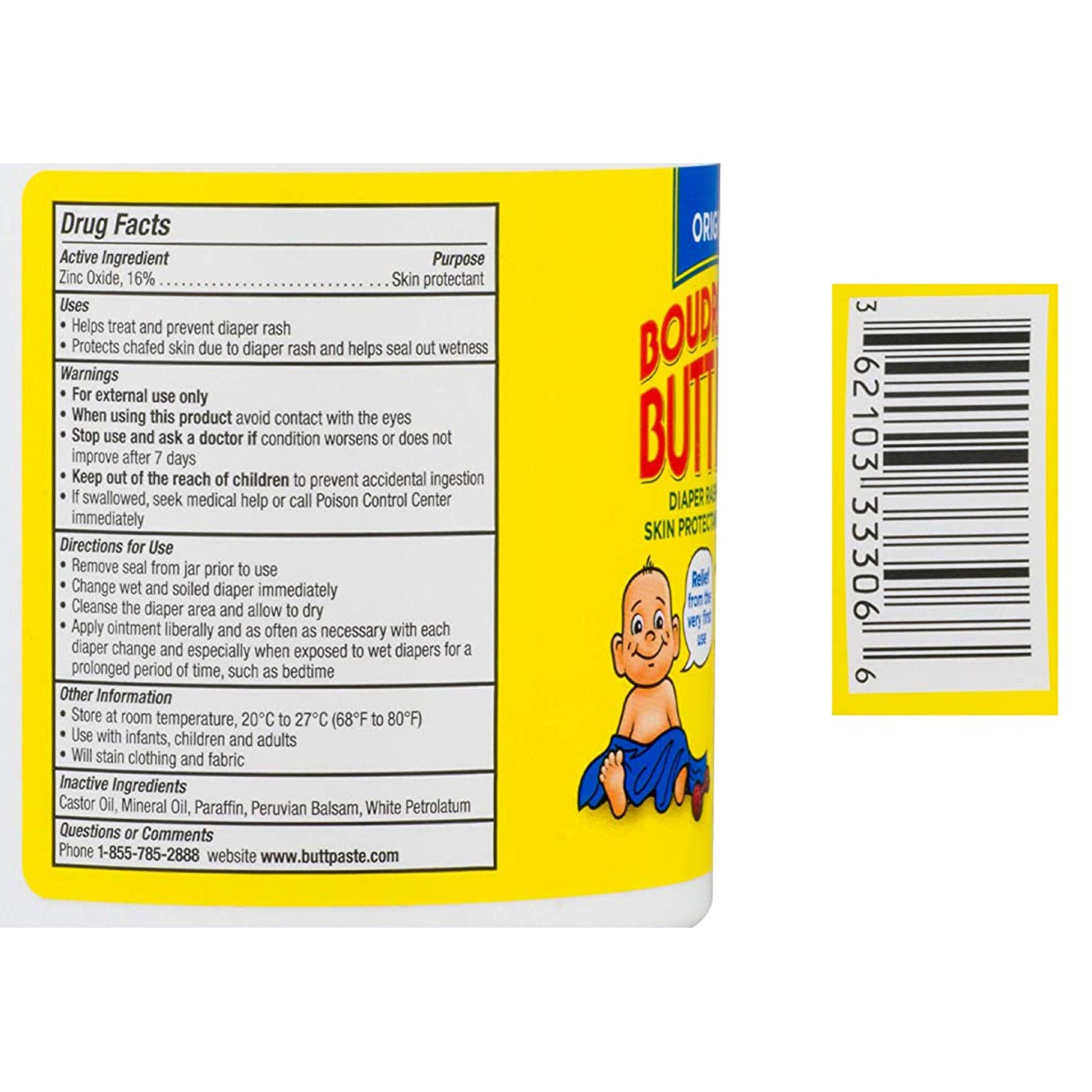 Boudreaux's Butt Paste® Diaper Rash Treatment Jar