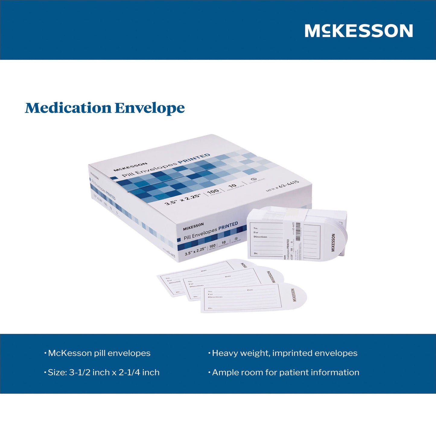 McKesson Pill Envelope