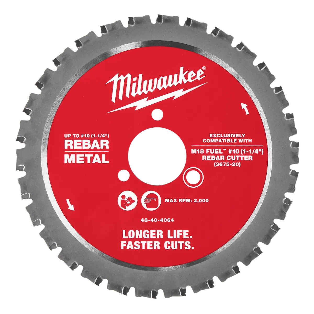 Milwaukee #10 (1-1/4”) Rebar Cutting Blade 48-40-4068