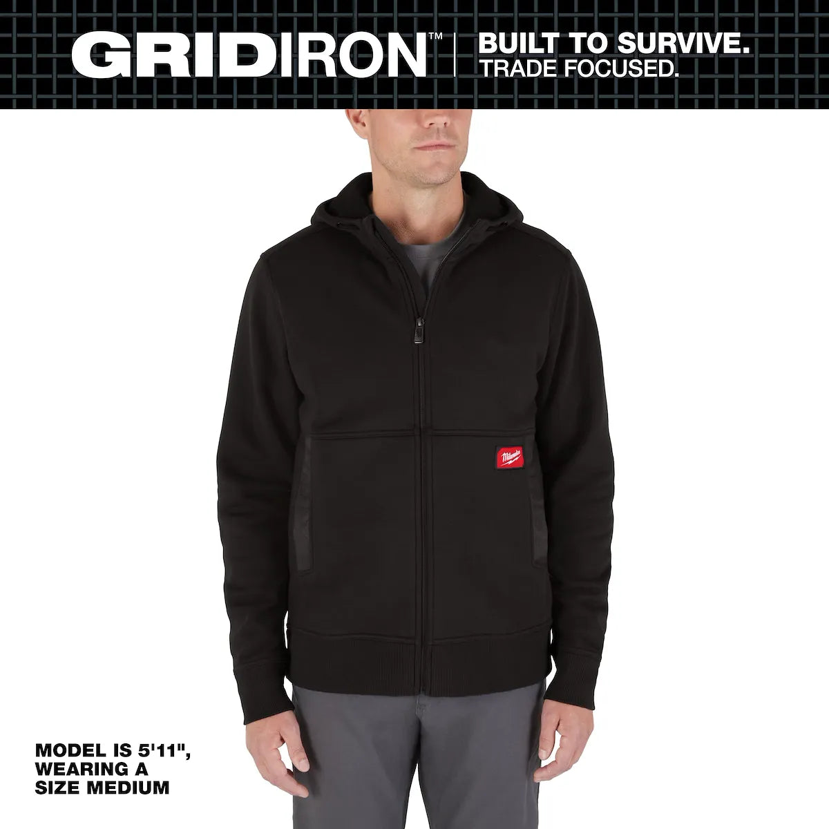 Milwaukee GRIDIRON Full-Zip Hoodie M250B