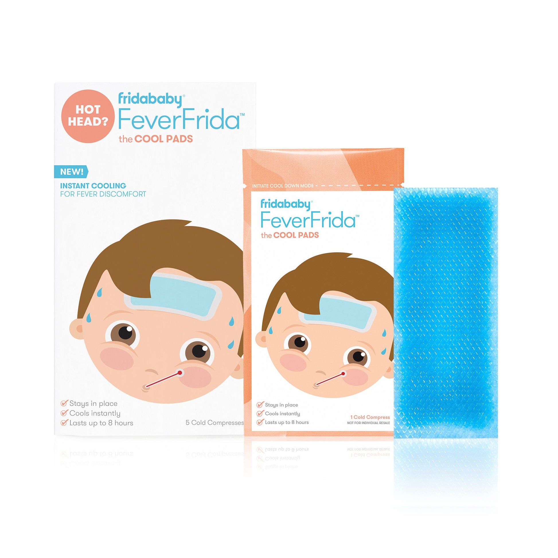 FeverFrida Instant Cold Pack General Purpose Pediatric Size Disposable