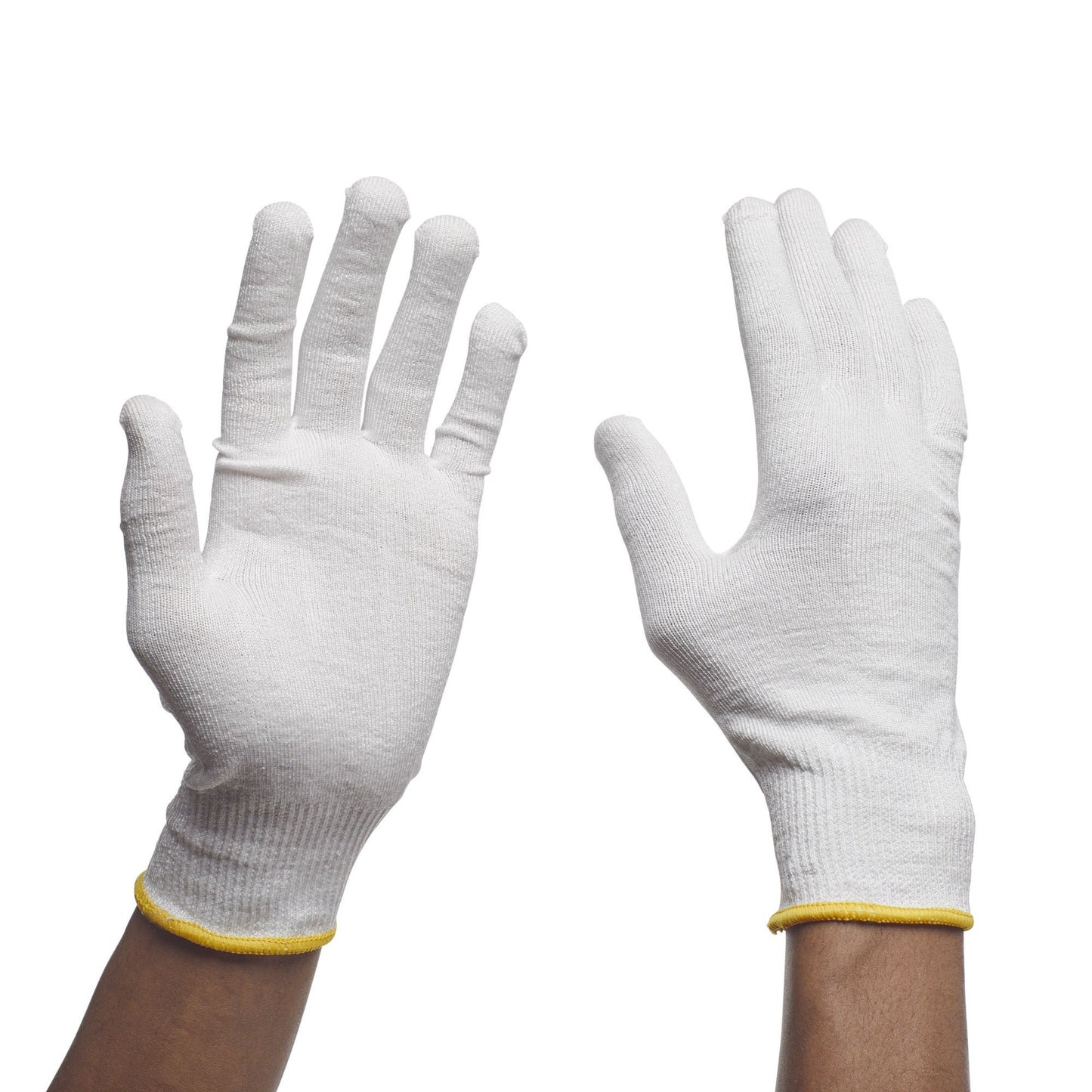 Sterile Flex-Gard™ HDPE Fiber / Spandex / Polyester Glove Liners, White - view 7