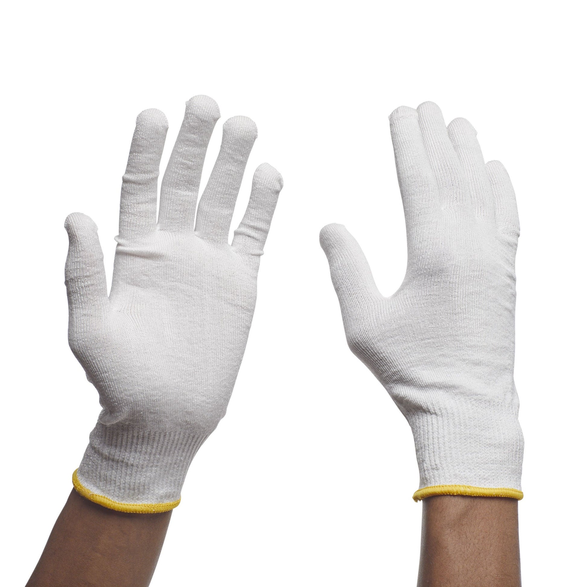 Sterile Flex-Gard™ HDPE Fiber / Spandex / Polyester Glove Liners, White - view 7
