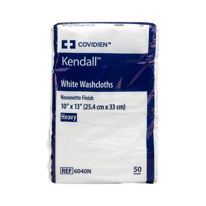 Kendall™ White Washcloth