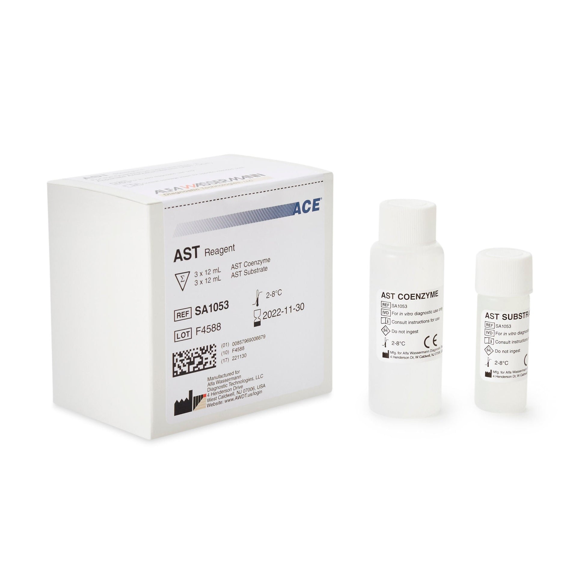 Ace® General Chemistry Reagent, Aspartate Aminotransferase (AST)
