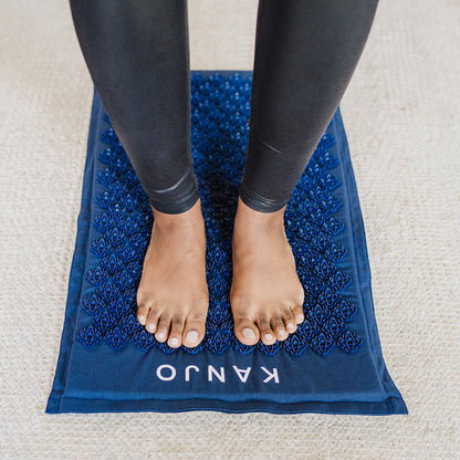 Kanjo Memory Foam Acupressure Mat Set, Dark Blue