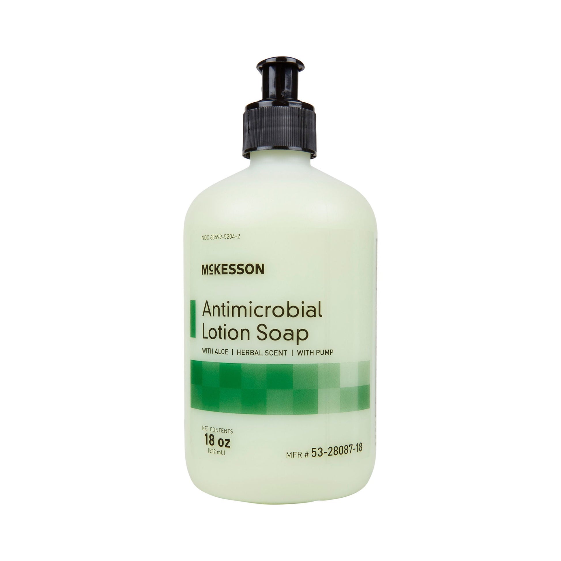 McKesson Antimicrobial Lotion Soap, Herbal Scent, Pump Bottle