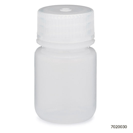 Wide-Mouth LDPE Bottles, Attached PP Screw Cap — 30 to 1000 mL, 12/Pack | Globe Scientific