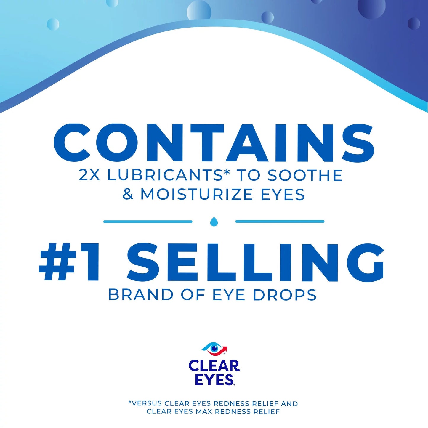 Clear Eyes® Triple Action Lubricant Redness Reliever Eye Drops