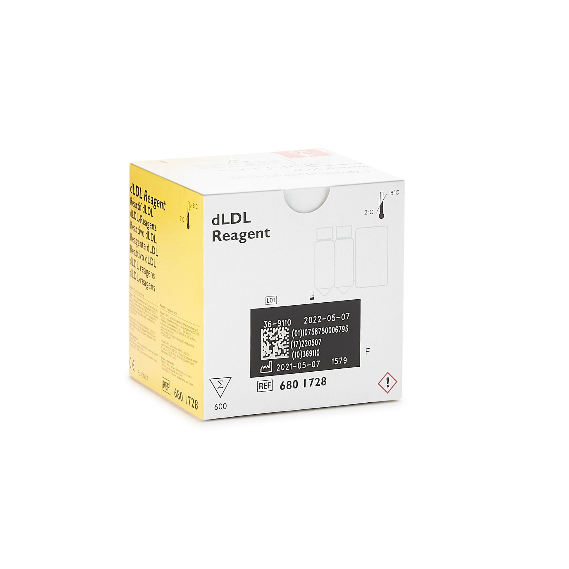 Vitros MicroTip General Chemistry Reagent Direct Low-Density Lipoprotein (LDL) Cholesterol For Vitros Chemistry Systems 6 X 100 Tests