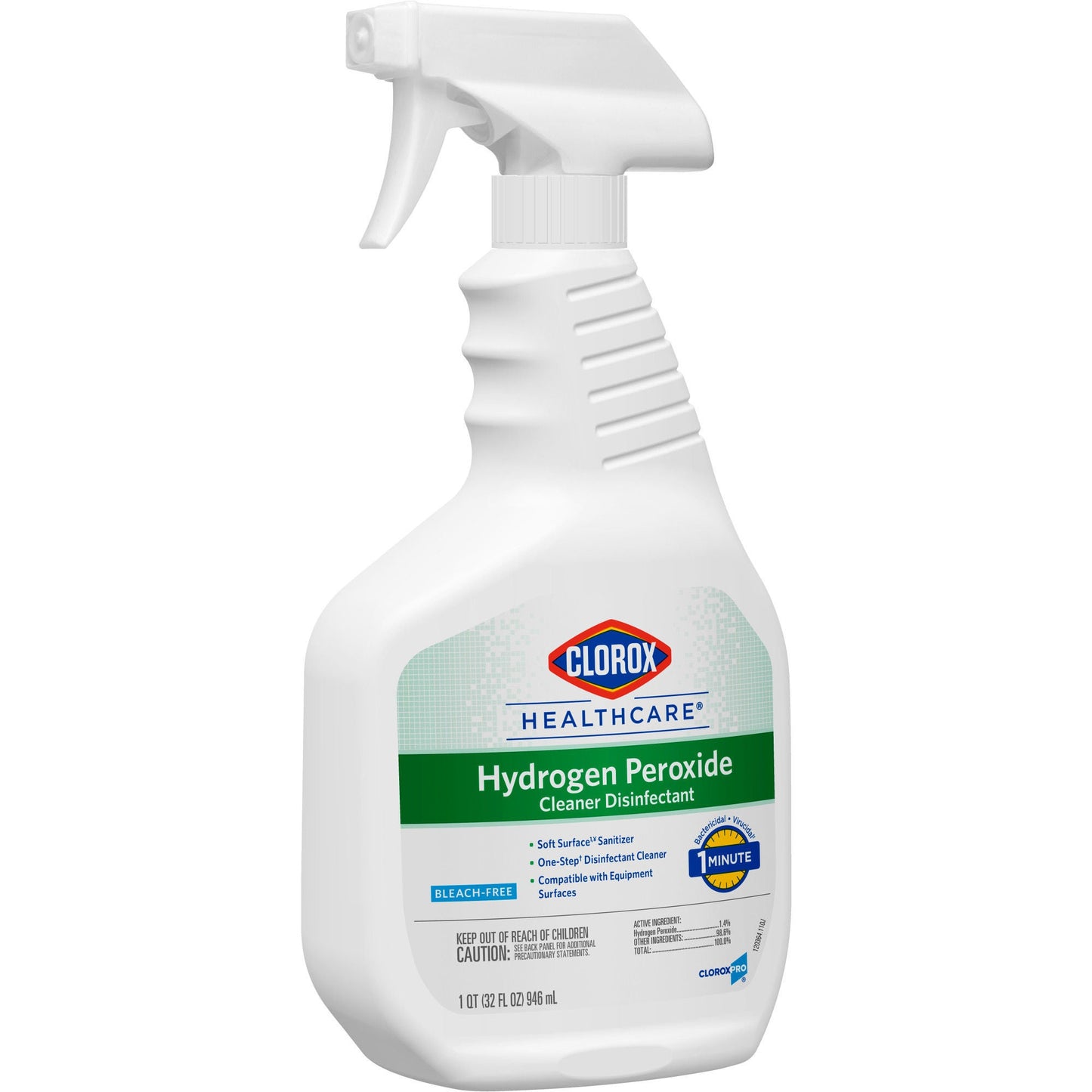 Clorox Healthcare® Hydrogen Peroxide Cleaner Disinfectant, Spray Bottle