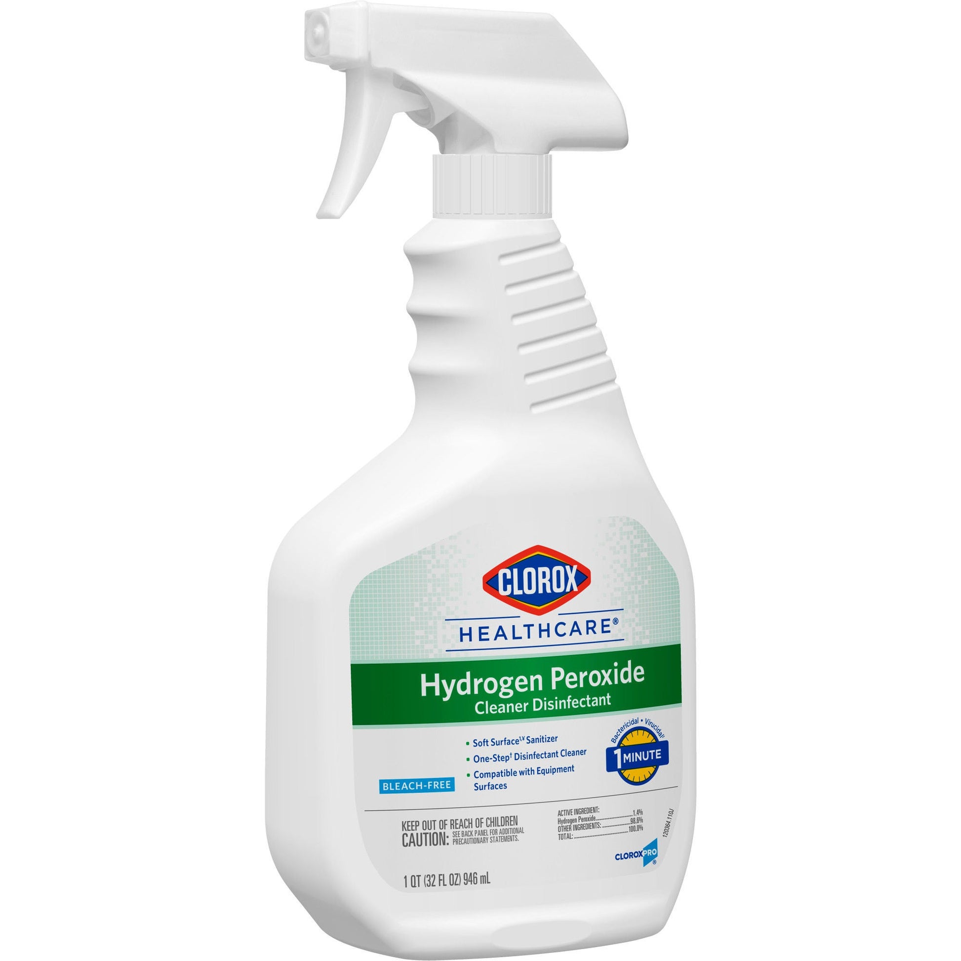 Clorox Healthcare® Hydrogen Peroxide Cleaner Disinfectant, Spray Bottle