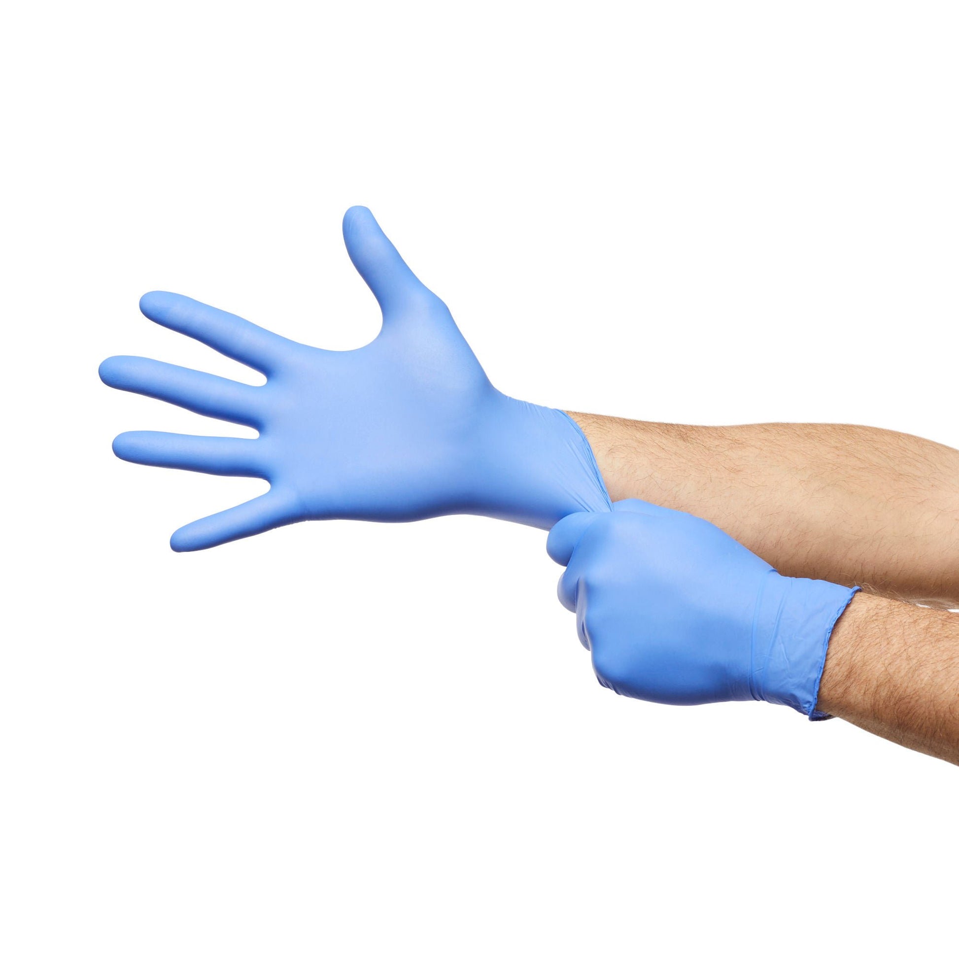 Pulse® Nitrile Exam Gloves, Aqua Blue - view 3