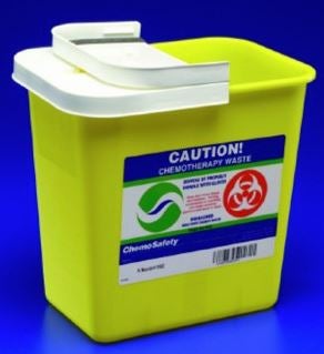 SharpSafety™ Chemotherapy Waste Container, 18¾ x 12¾ x 18¼ Inch