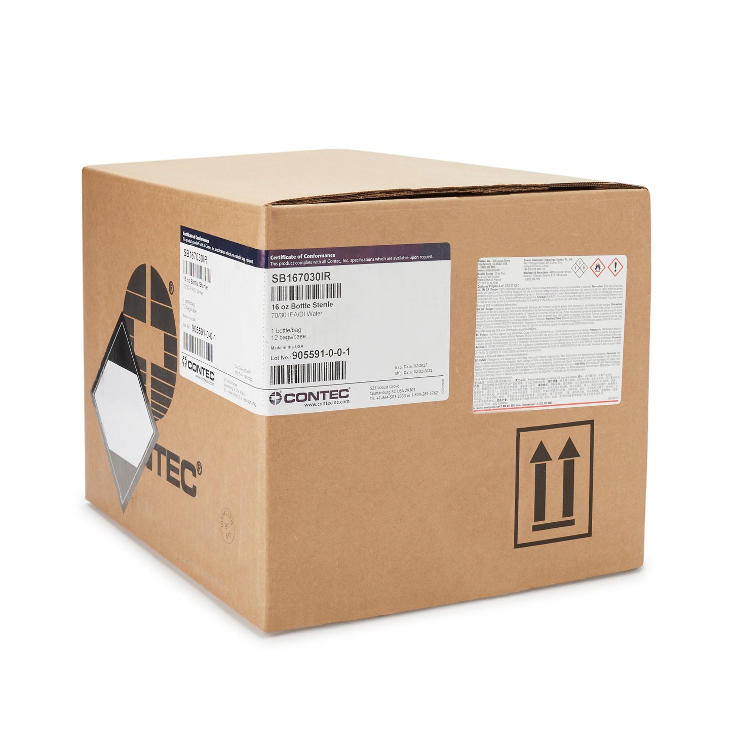 Contec® Isopropyl Alcohol Surface Disinfectant Spray, Spray Bottle
