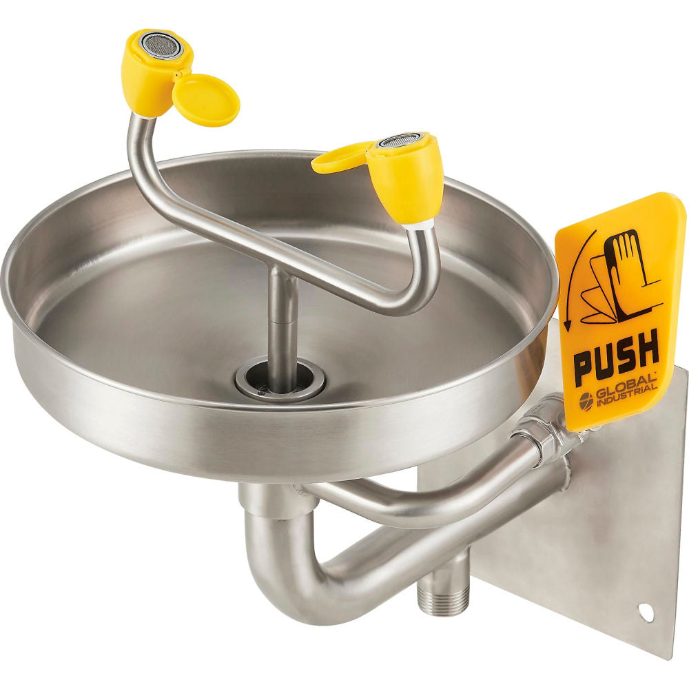 Global Industrial 708381SS Stainless Steel Emergency Eyewash Station