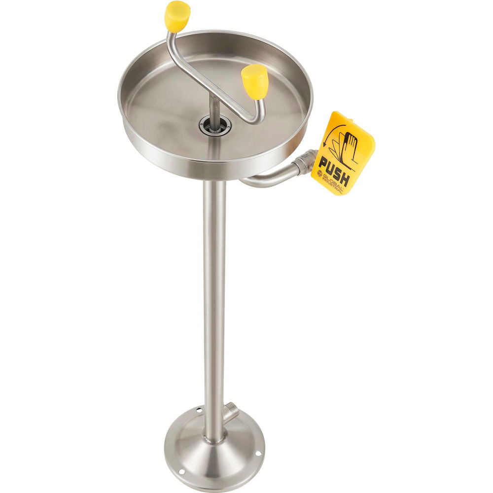 Global Industrial 708382SS Stainless Steel Emergency Eyewash Station — view 2