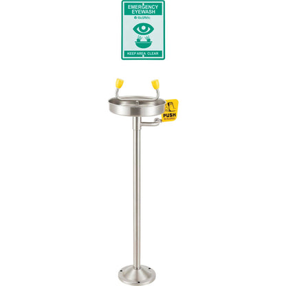 Global Industrial 708382SS Stainless Steel Emergency Eyewash Station — view 3
