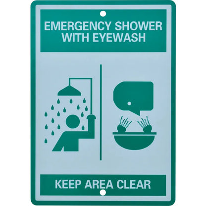 Global Industrial 708383 — 10" shower head and dust cover detail