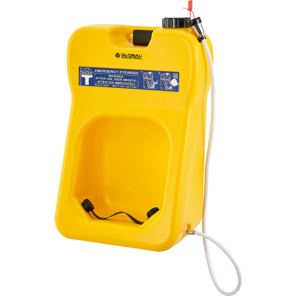 Global Industrial 708387 20-gallon portable eyewash station — view 2