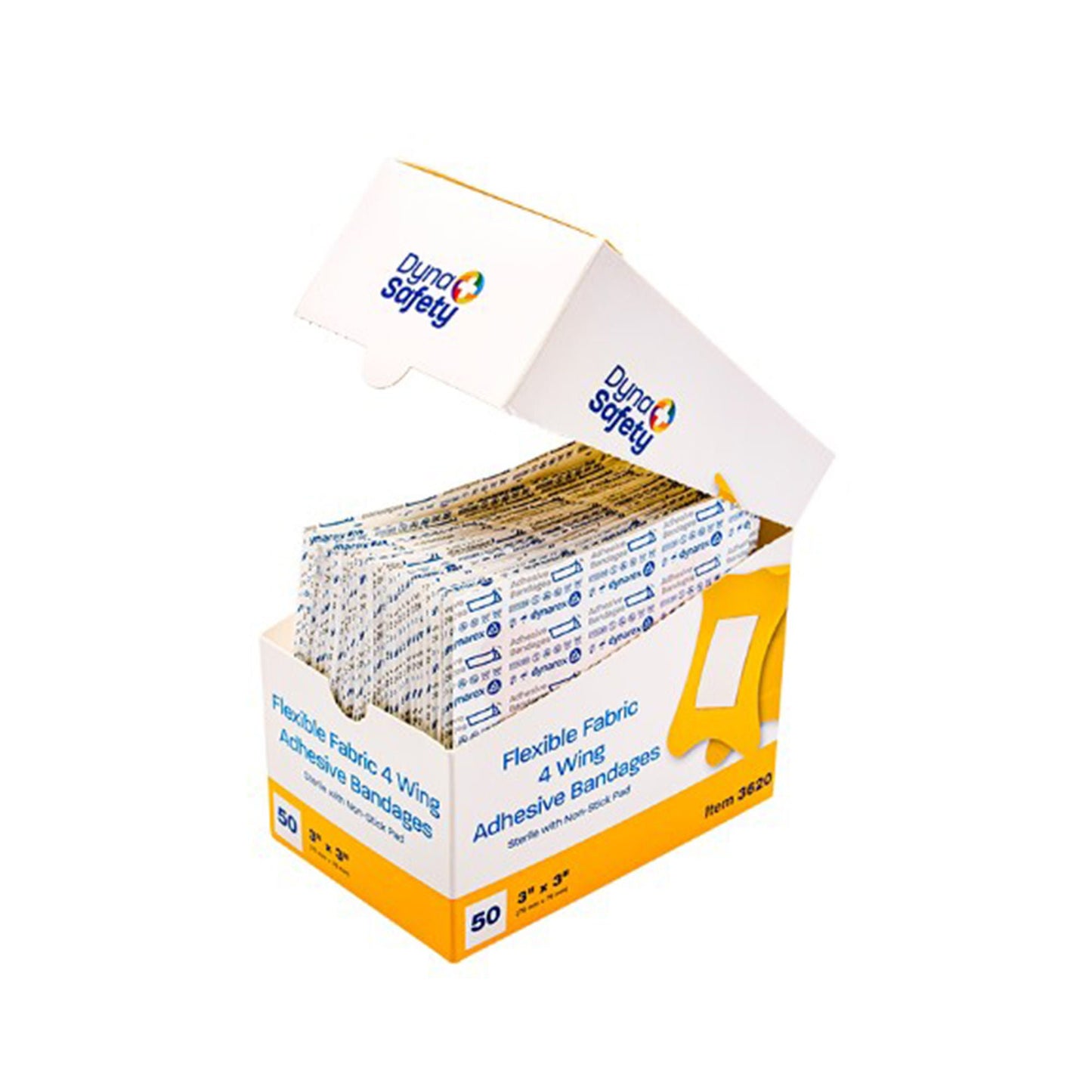 dynarex® 4-Wing Tan Adhesive Strip