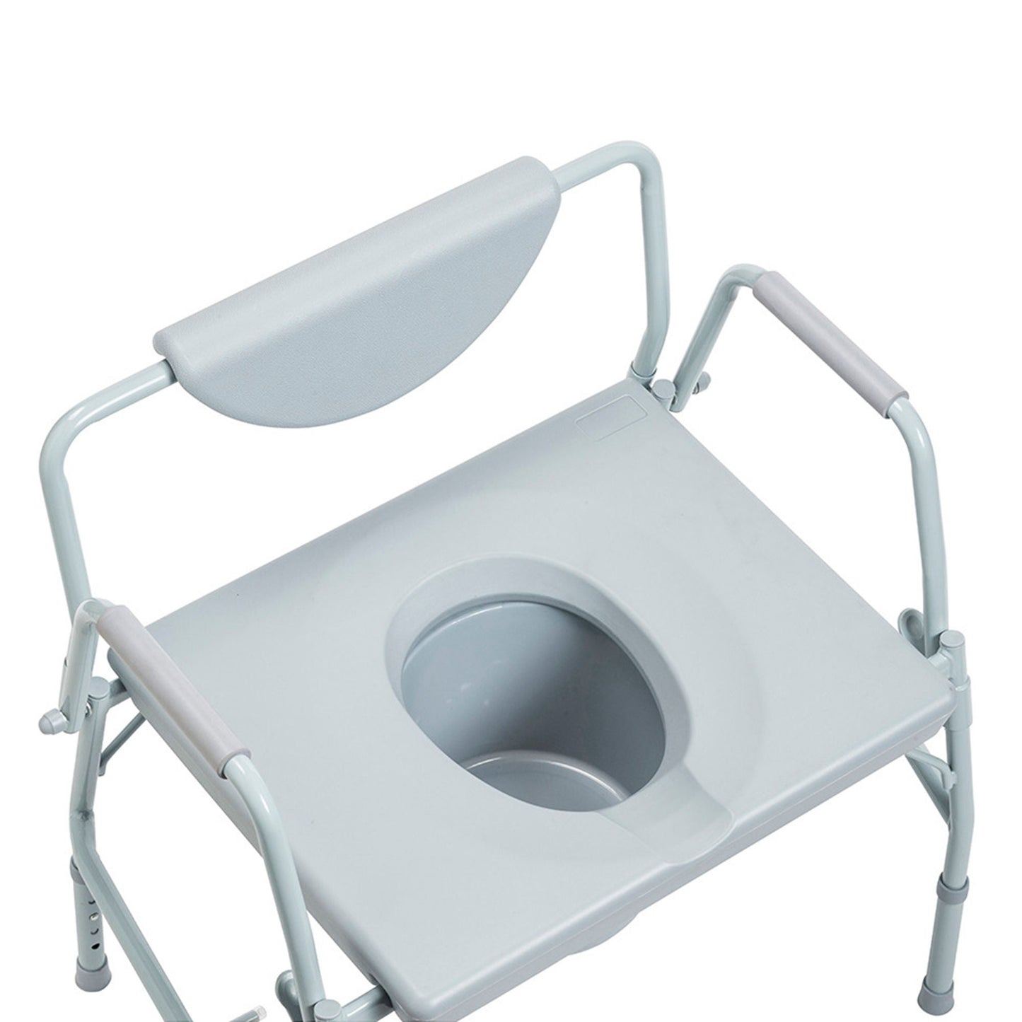 drive Commode Chair Drop Arms Steel Frame Back Bar 23-1/4 Inch Seat Width 1000 lbs. Weight Capacity