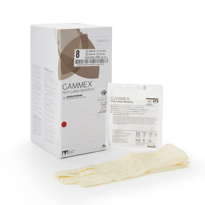Sterile GAMMEX® Non-Latex Sensitive Polychloroprene Surgical Gloves, Cream
